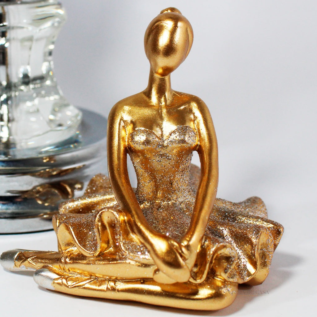 Estátua Bailarina em Resina 10 cm
