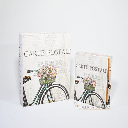 Caixa livros decorativa Paris
