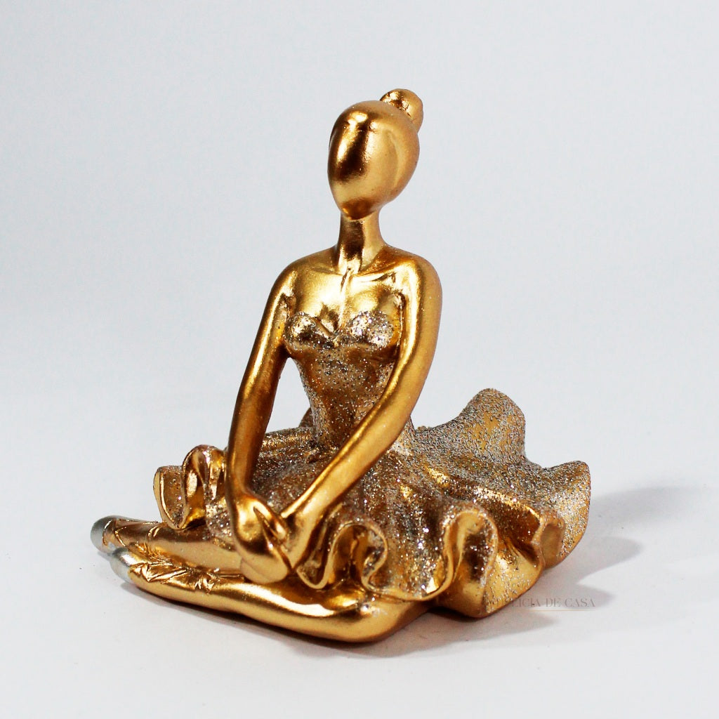 Estátua Bailarina em Resina 10 cm