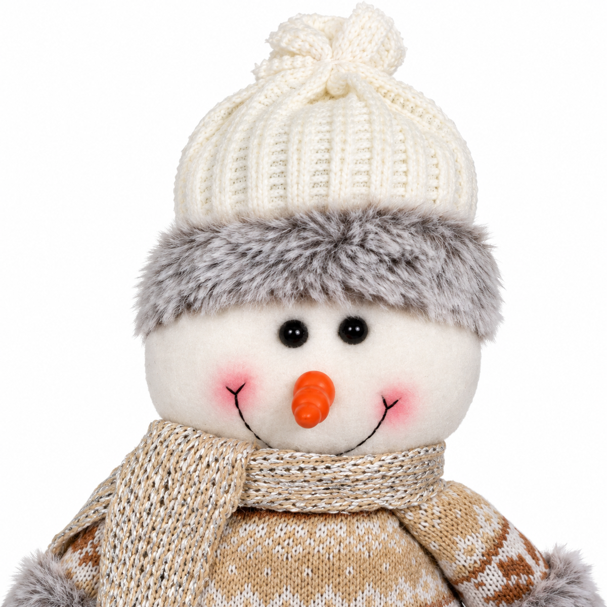Boneco de Natal Decorativo com Pernas Longas – Papai Noel, Boneco de Neve ou Rena