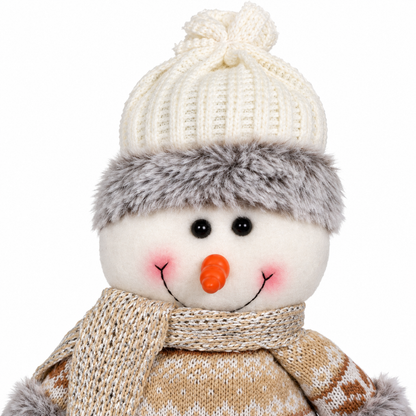 Boneco de Natal Decorativo com Pernas Longas – Papai Noel, Boneco de Neve ou Rena