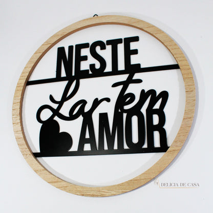 Quadro Decorativo - Nesse Lar tem Amor