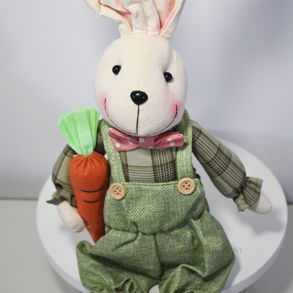 Coelho de Pelúcia Páscoa Sansão Grande 60 cm – Brinquedo Decoração Charmosa e Aconchegante Coelhinho