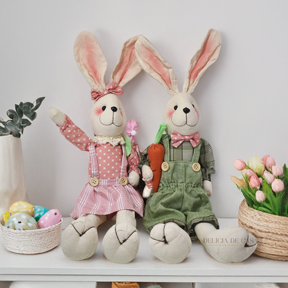 Coelho de Pelúcia Páscoa Sansão Grande 60 cm – Brinquedo Decoração Charmosa e Aconchegante Coelhinho
