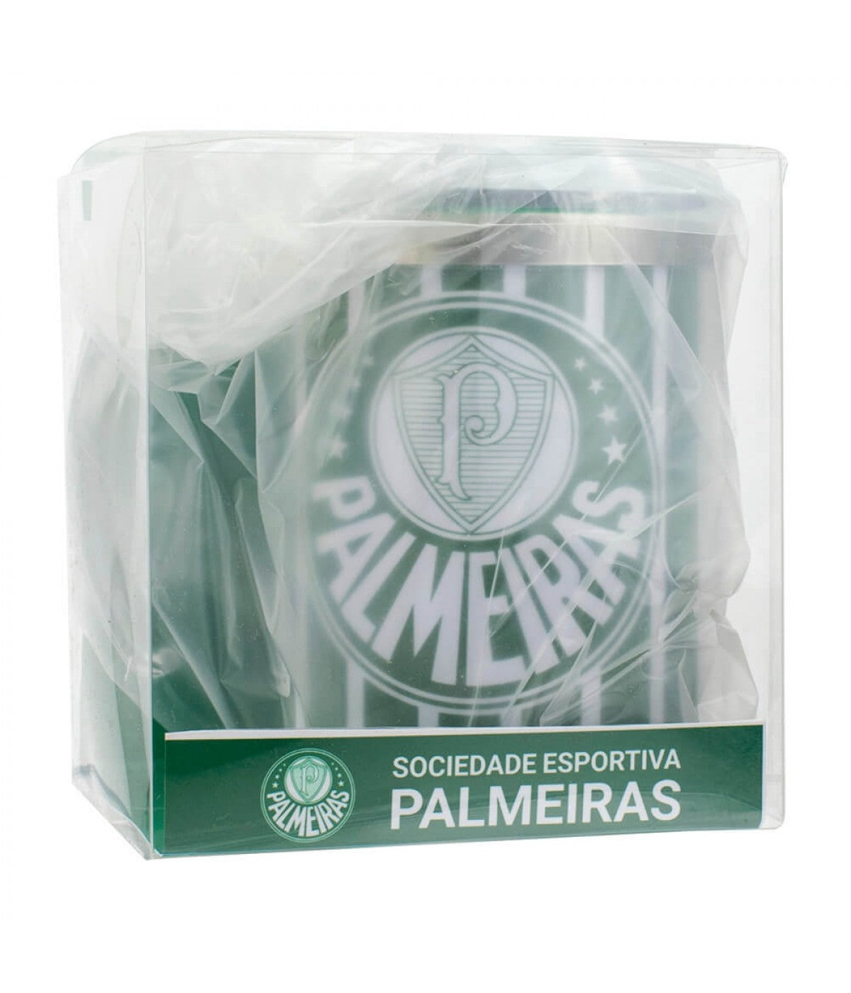 Caneca Térmica Com Tampa Palmeiras Licenciado 450ml Oficial