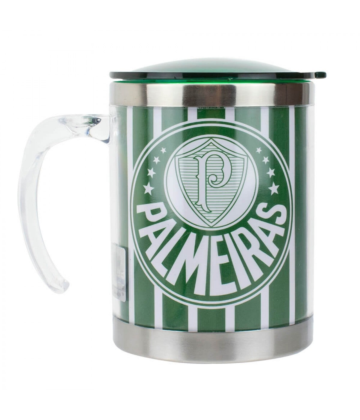 Caneca Térmica Com Tampa Palmeiras Licenciado 450ml Oficial