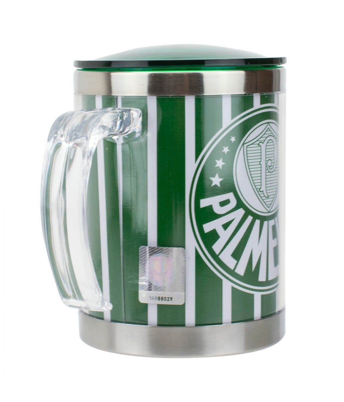 Caneca Térmica Com Tampa Palmeiras Licenciado 450ml Oficial