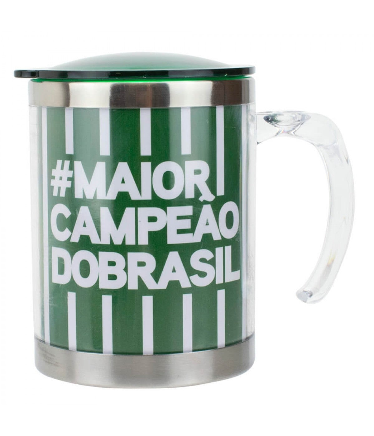 Caneca Térmica Com Tampa Palmeiras Licenciado 450ml Oficial