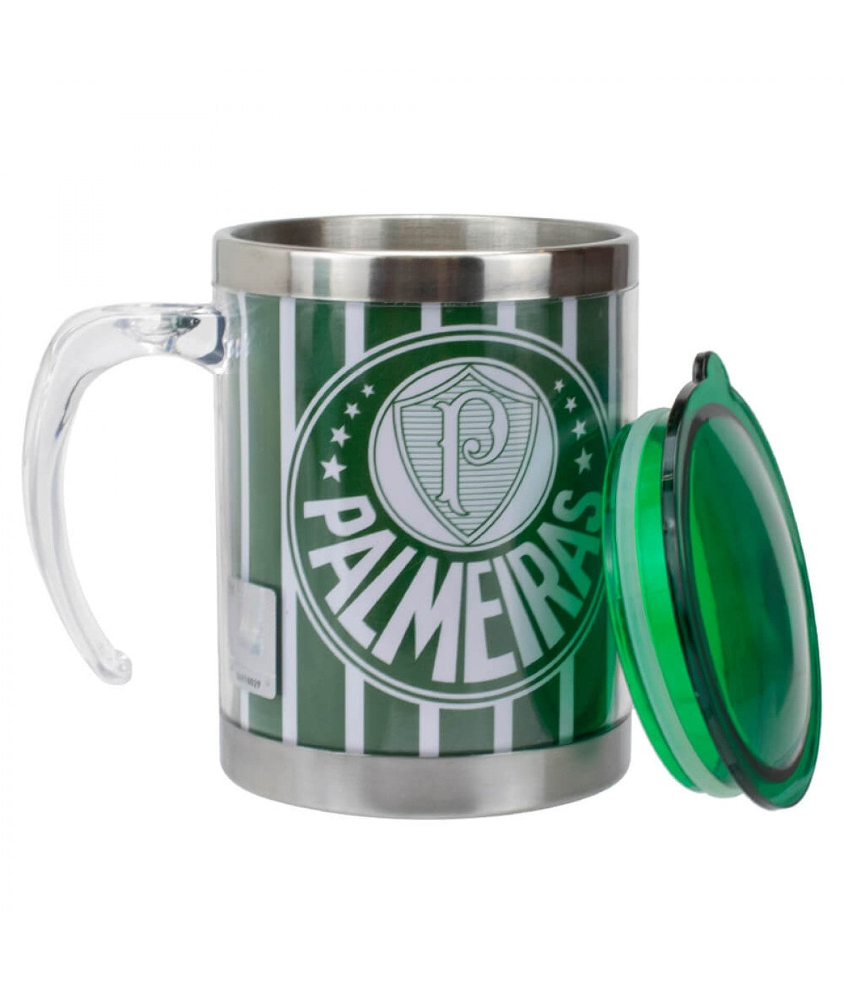 Caneca Térmica Com Tampa Palmeiras Licenciado 450ml Oficial